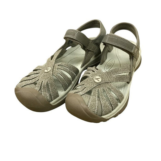 KEEN キーン ローズサンダル ウィメンズ オールシーズン カジュアル  シイタケ ベージュ 24cm 1016729 中古 N1