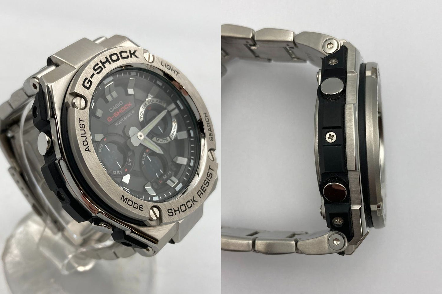 CASIO カシオ ジーショック Gスチール タフソーラー 腕時計 GST-W110D-1AJF 中古 D4