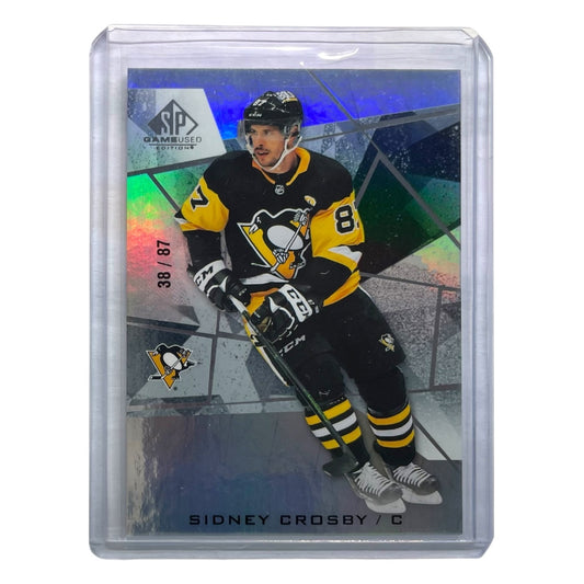 UPPER DECK NHLカード SP GAME USED SIDNEY CROSBY PITTSBURGH PENGUINS /87 #2 中古 IT2