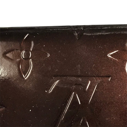 LOUIS VUITTON ルイヴィトン ヴェルニ アンヴェロップ カルト ドゥ ヴィジット カードケース レディース エナメル 名刺/パスケース アマラント M91409 中古 T1