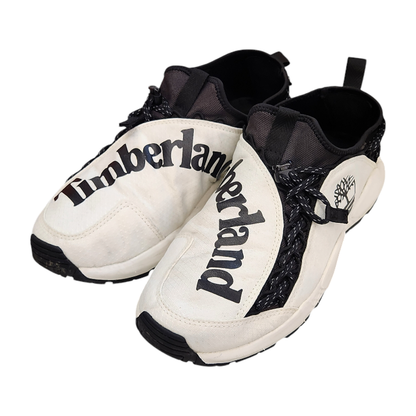 Timberland ティンバーランド リップコード リップストップ スニーカー メンズ ローカット スリッポン ホワイト/ブラック 27.5cm A5QCX 中古 T1