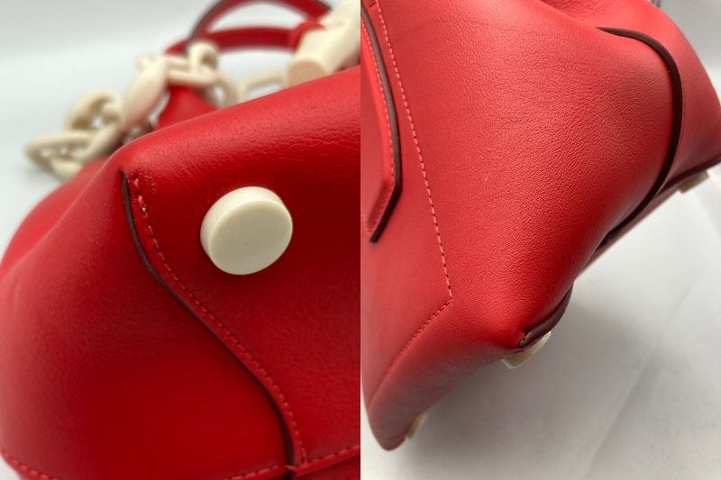 LONGCHAMP ロンシャン ロゾ トップハンドル 2WAY ショルダーバッグ 中古 D4