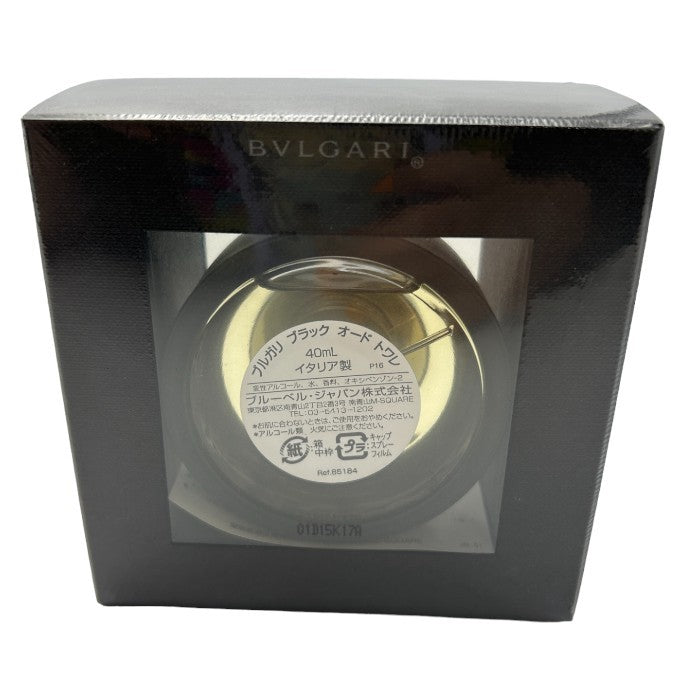 未開封品 BVLGARI ブルガリ ブラック オードトワレ 40ml 香水 廃盤 希少 ユニセックス 中古 W４