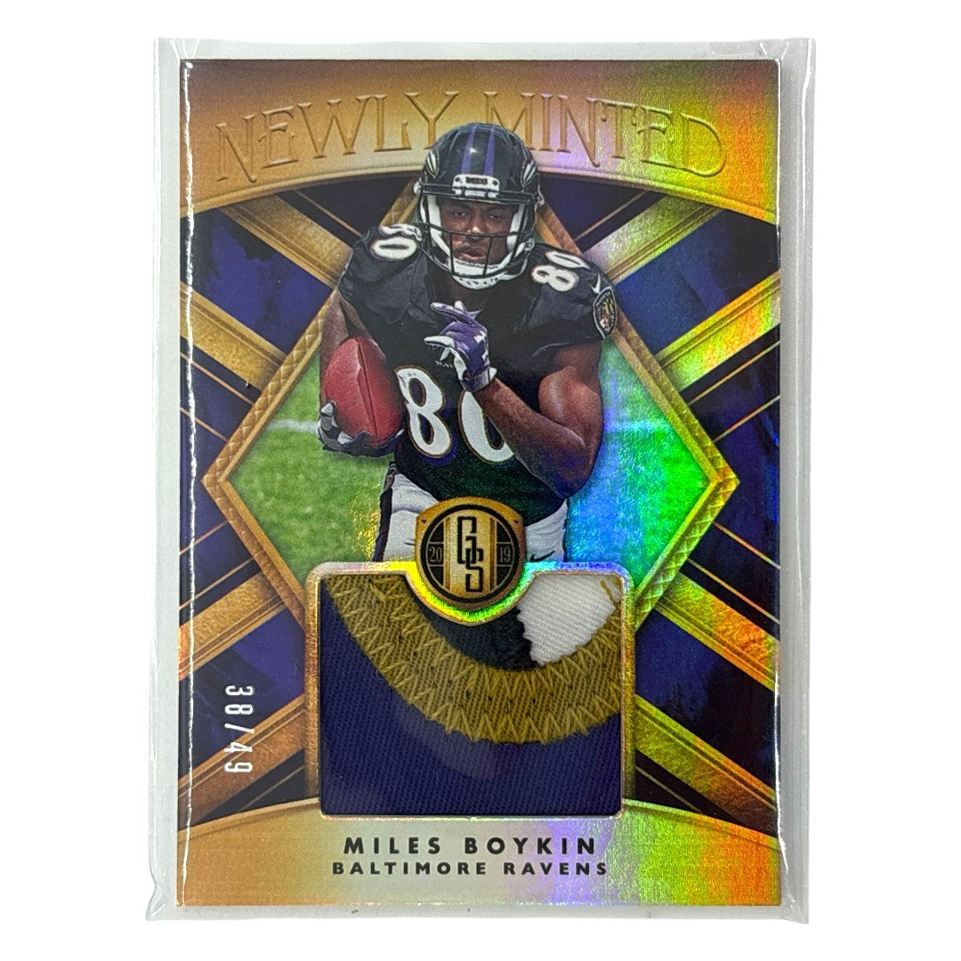 PANINI NFLカード GOLD STANDARD MILES BOYKIN BALTIMORE RAVENS 38/49 #NMM-39 中古 IT1