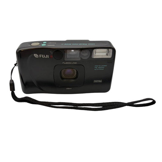 ジャンク品 FUJIフィルム 富士フィルム CARDIA Travel mini Wide-P フィルムカメラ カメラ コンパクト 撮影 カルディア トラベル ミニ デュアルP60217 中古 W1