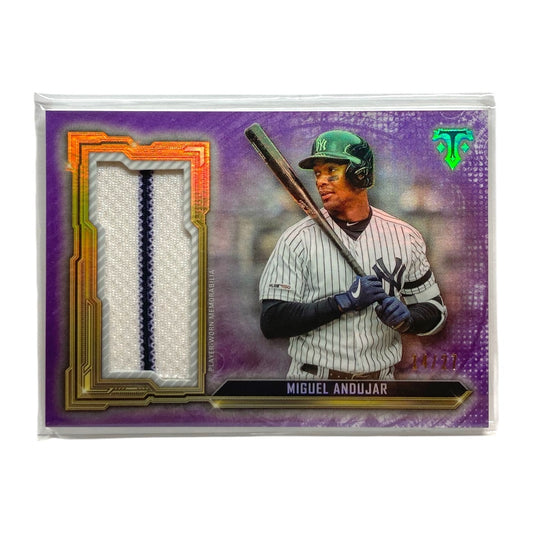 TOPPS MLBカード TRIPLE THREADS MIGUEL ANDUJAR YANKEES 14/27 #SJR-MAN 中古 IT2