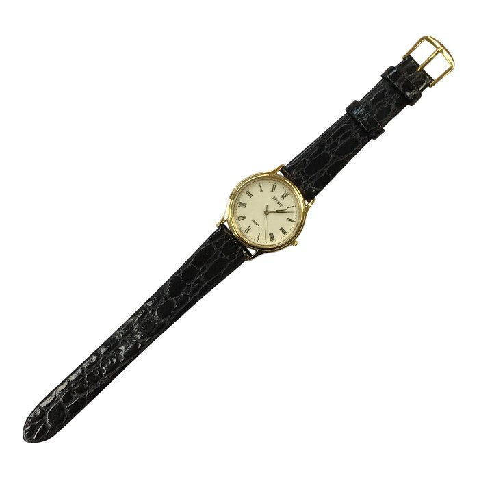 SEIKO セイコー SPIRIT 腕時計 メンズ アナログ クォーツ シンプル ゴールド/アイボリー 8N41 6130 中古 T1