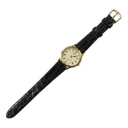 SEIKO セイコー SPIRIT 腕時計 メンズ アナログ クォーツ シンプル ゴールド/アイボリー 8N41 6130 中古 T1