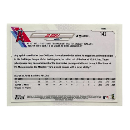 TOPPS MLBカード CHROME JO ADELL ANGELS #142 中古 IT2