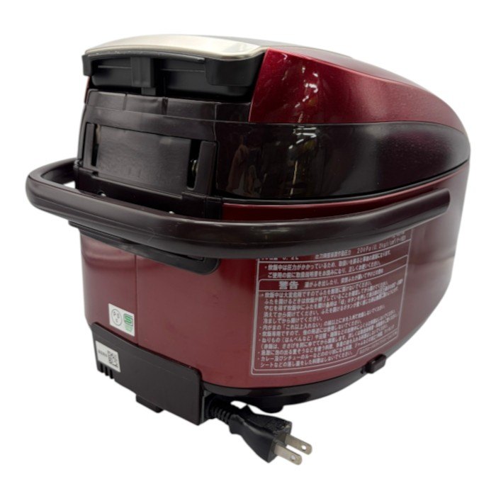 HITACHI 日立 IHジャー 炊飯器 RZ-AX10M 5.5合炊き ヒタチ キッチン家電 家電製品 メタリックレッド 中古 W４