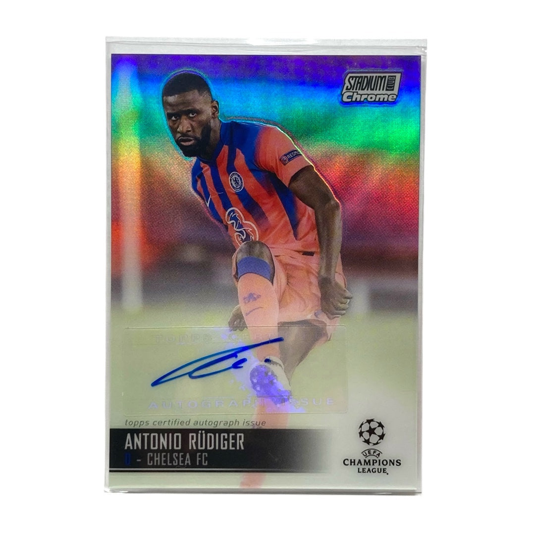 TOPPS サッカーカード STADIUM CLUB CHROME ANTONIO RUDIGER CHELSEA #CA-AR 中古 IT2