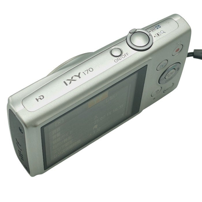 Canon キャノン 2050万画素 光学12倍ズーム IXY170 デジタルカメラ PC2195 中古 H4