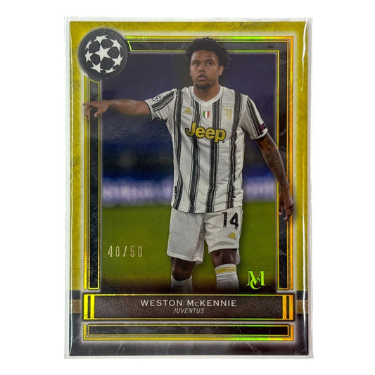 TOPPS サッカーカード MUSEUM COLLECTION WESTON MCKENNIE JUVENTUS 40/50 #49 中古 IT1
