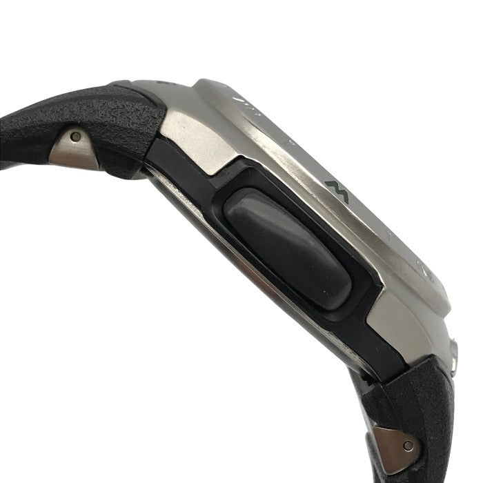 CASIO PROTREK 腕時計 メンズ デジタル タフソーラー オートライト トレッキング シルバー/ブラック PRS-200-1JF 中古 T1