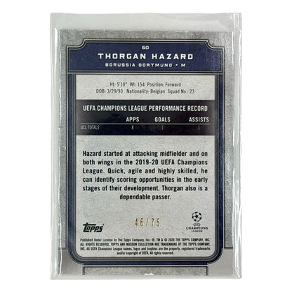 TOPPS サッカーカード MUSEUM COLLECTION THORGAN HAZARD BORUSSIA DORTMUND /75 #60 中古 IT1