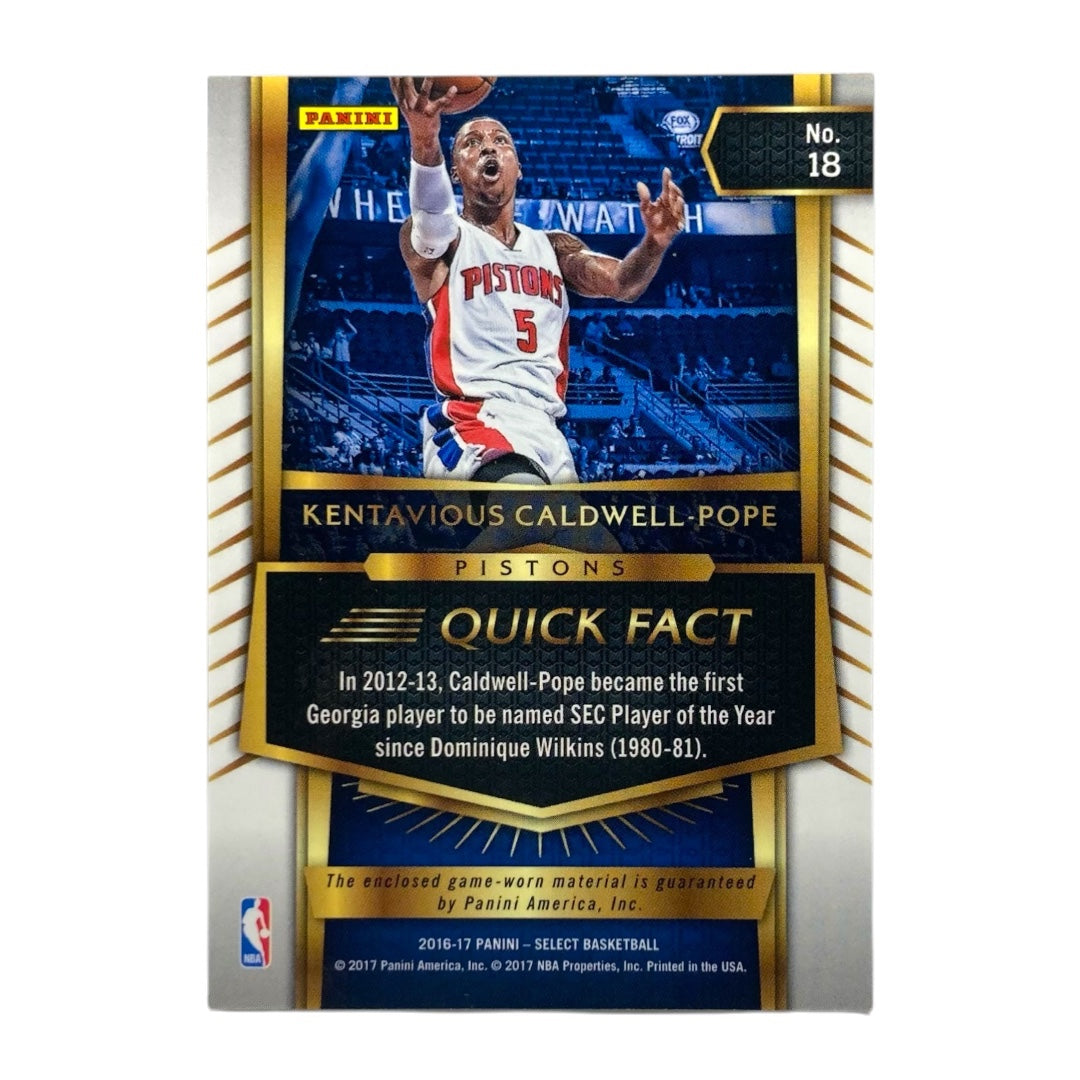 PANINI NBAカード SELECT KENTAVIOUS CALDWELL-POPE PISTONS #18 中古 IT2