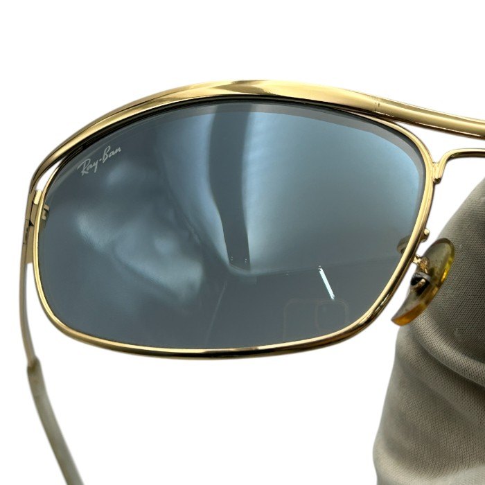 Ray-Ban レイバン サングラス 0RB3119M OLYMPIAN I DELUXE GOLD 日本 62 (FREE サイズ) ブランド 眼鏡 メンズ オリンピアン デラックス 中古 W４