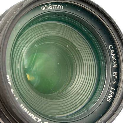 ジャンク品 Canon キヤノン 望遠ズームレンズ EF-S 55-250mm 1:4-5.6 IS カメラ用品 ズーム 撮影 カメラ用品 ズーム 撮影 中古 W４