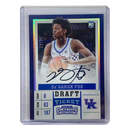 PANINI NBAカード CONTENDERS DRAFT PICKS DE AARON FOX 22/25 #55 中古 IT2