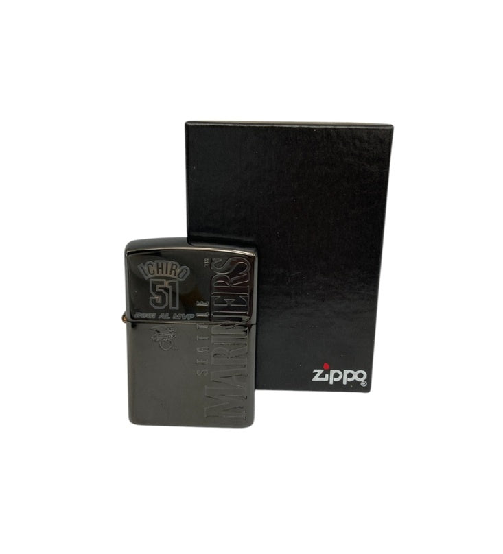 zippo マリナーズ イチロー  2001 AL MVP ジッポーライター 中古 D4
