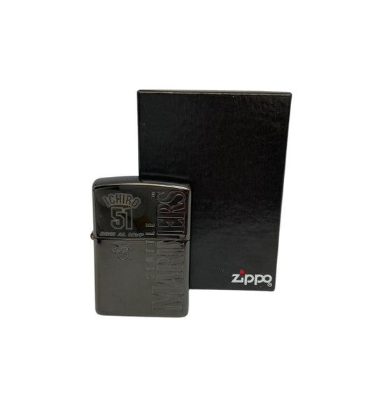 zippo マリナーズ イチロー  2001 AL MVP ジッポーライター 中古 D4