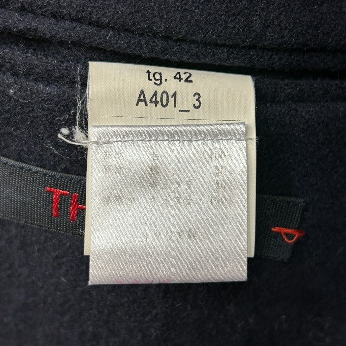 THE GIGI ザ ジジ ダブルブレスト コート ネイビー メンズ アウター 冬 中古 W４