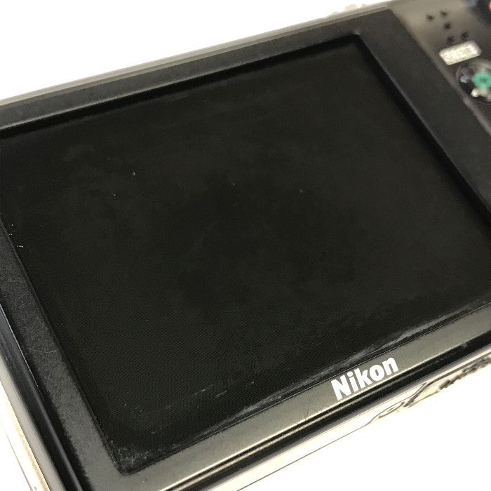 Nikon ニコン COOLPIX デジタルカメラ ウォームシルバー 光学5倍ズーム コンパクト SDカード S5100 中古 T1