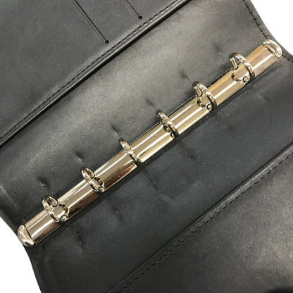 LOUIS VUITTON ルイヴィトン モノグラムマット アジェンダPM 手帳カバー ユニセックス ビジネス 6穴タイプ ブラック(グレー) R20932 中古 T1