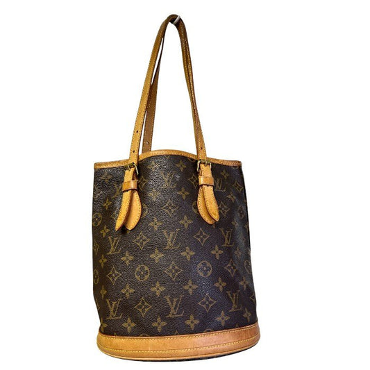 LOUIS VUITTON ルイヴィトン バケットPM モノグラム M42238 トートバッグ 鞄 ブランド レディース 中古 W1