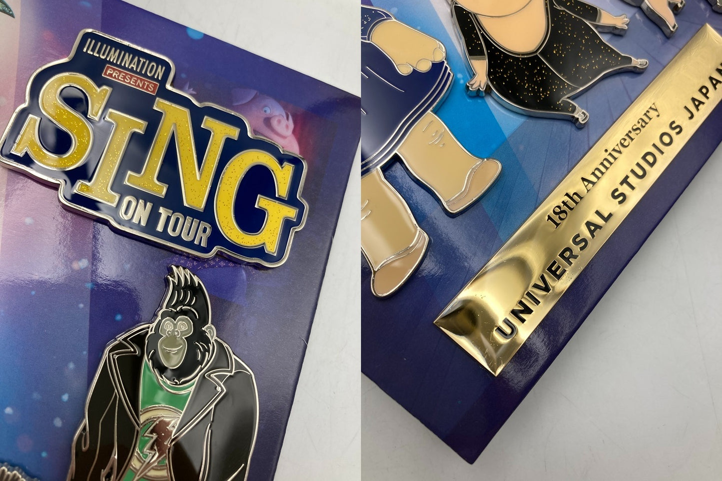 USJ ユニバーサルスタジオジャパン シング・オン・ツアー ピンバッジ 中古 D4