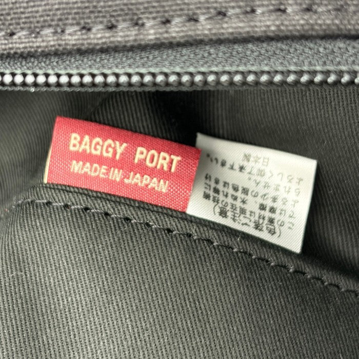 未使用品 BAGGY PORT バギーポート トートバッグ YNM417N RD 鞄 大容量 メンズ レディース レザー キャンバス 中古 W４