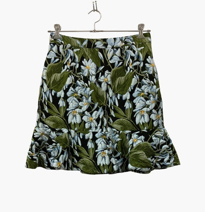 Blumarine ブルマリン 花柄 フレアスカート サイズ IT44 中古 D4