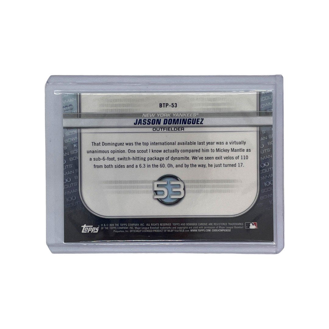 TOPPS MLBカード BOWMAN CHROME TOP 100 JASSON DOMINGUEZ #BTP-53 中古 IT1