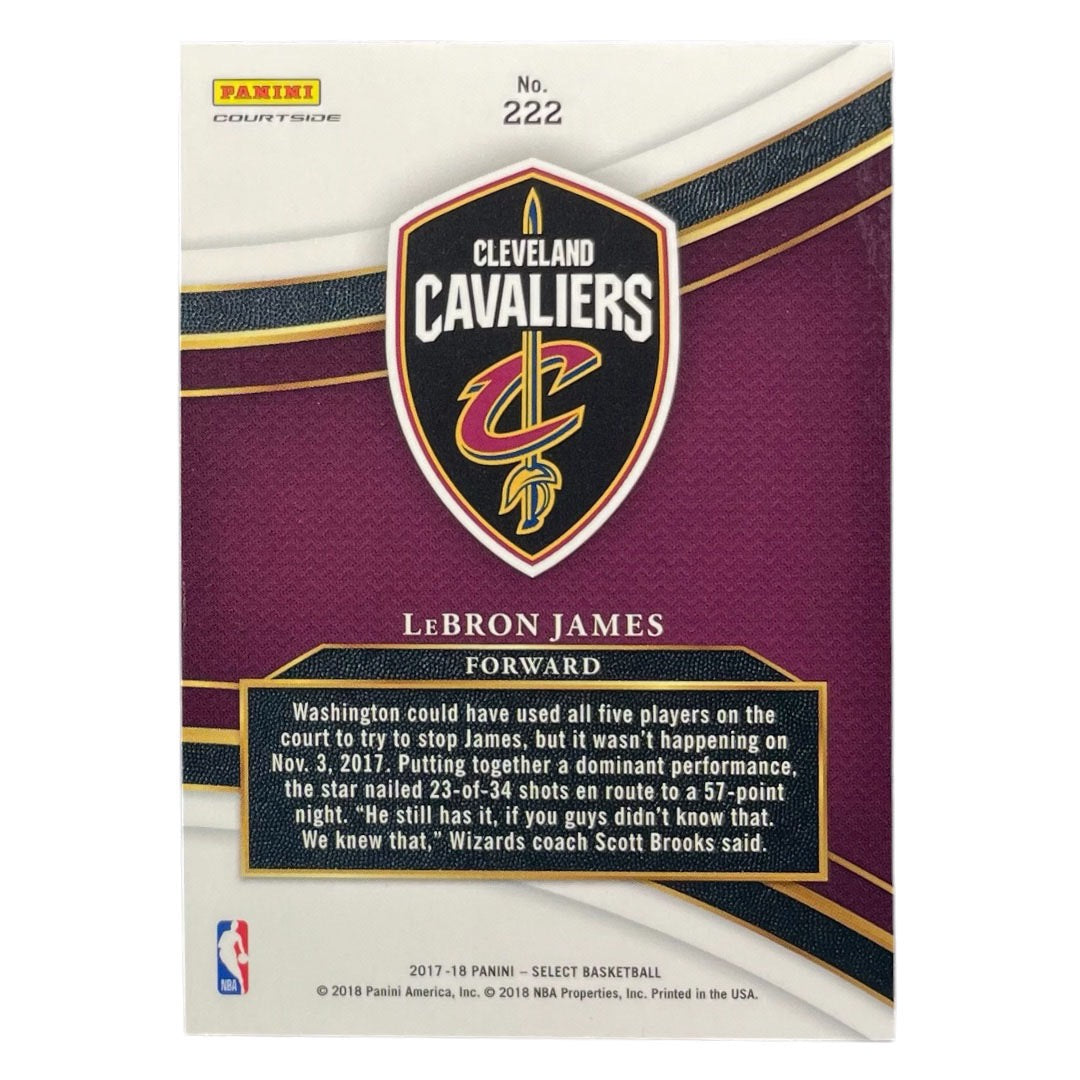 PANINI NBAカード SELECT LEBRON JAMES CLEVELAND CAVALIERS #222 中古 IT2