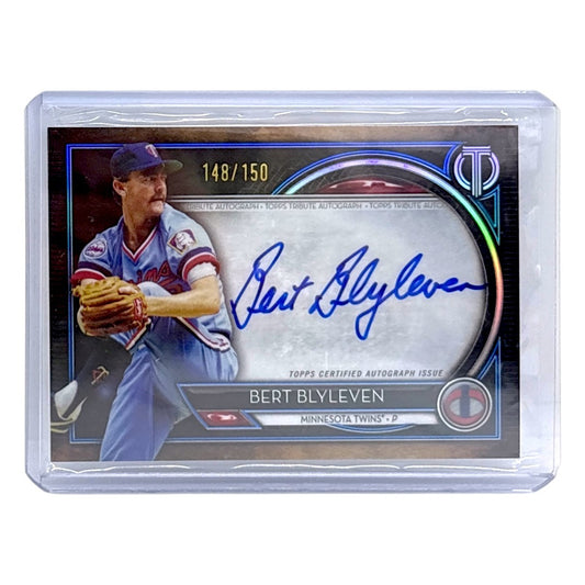 TOPPS MLBカード TRIBUTE BERT BLYLEVEN MINNESOTA TWINS /150 #TA-BB 中古 IT1