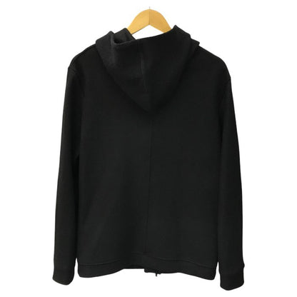 EMPORIO ARMAN エンポリオアルマーニ ブルゾン メンズ フルジップ ジャケット フード ウール ブラック XSサイズ 6K1B6P 1JT5Z 中古 T1