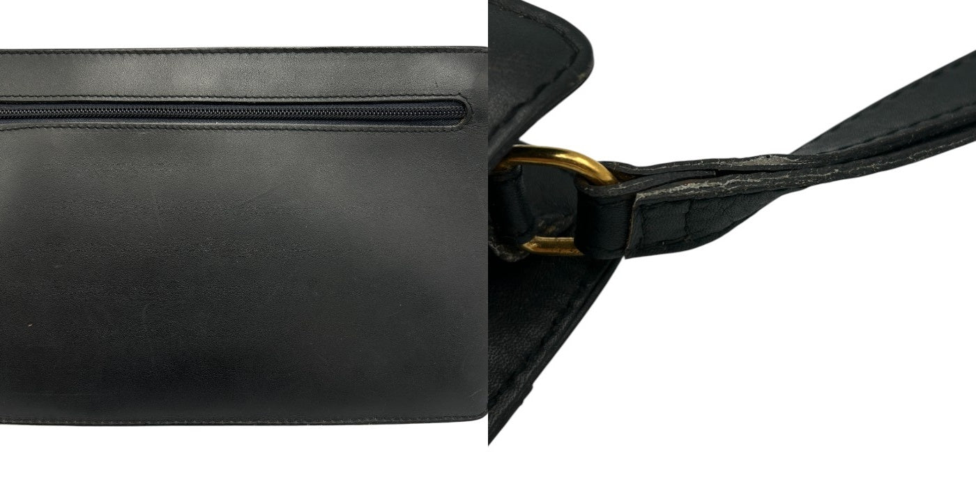 dunhill ダンヒル レザー セカンドバッグ 本革 鞄 クラッチバッグ メンズ ビジネス おでかけ 中古 W４