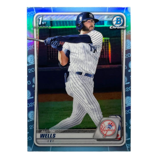 TOPPS MLBカード BOWMAN CHROME 1ST AUSTIN WELLS NEW YORK YANKEES #BD-56 中古 IT2
