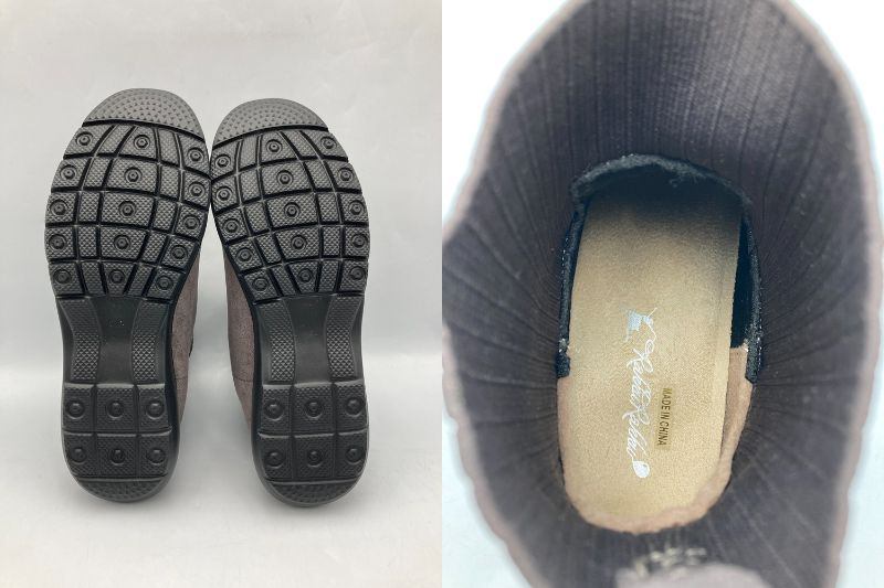 RakkuRakku ラックラック 洗えるストレッチニット はっ水 ブーツ サイズM 中古 D4