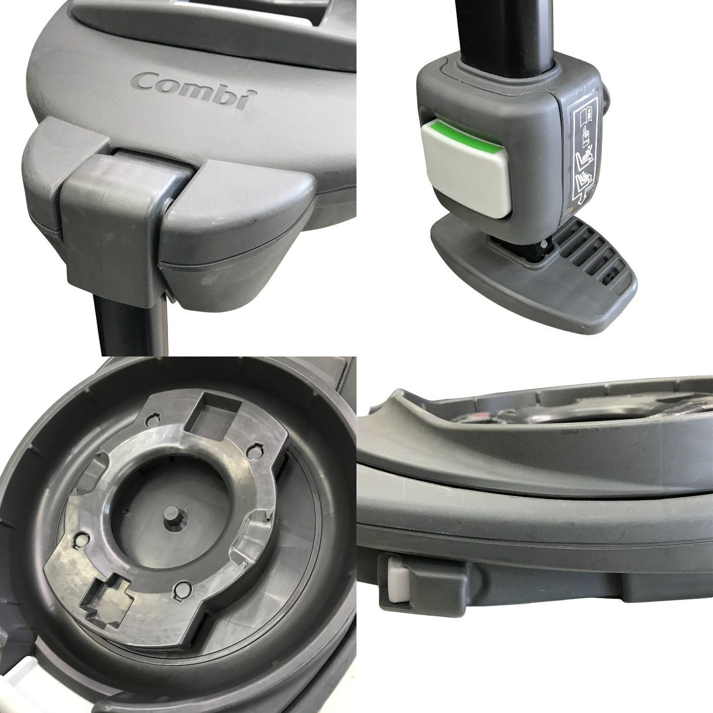 Combi コンビ ホワイトレーベル THE S ISOFIX エッグショック ロッタ チャイルドシート R129適合 360°回転 ウォッシャブル オリゴーリオネイビー ZC-690 中古 T1