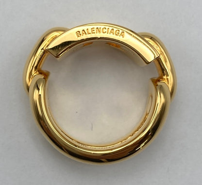 BALENCIAGA B CHAIN RING バレンシアガ Bチェーン リング サイズ54 中古 D4