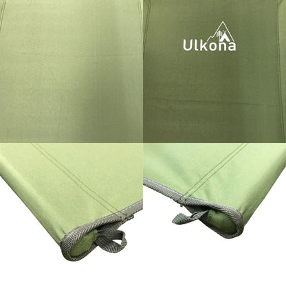 Ulkona ウルコナ 4レッグ アウトドアコット オリーブグリーン キャンプ ベッド ベンチ 2way 高さ調節 コンパクト 持ち運び 中古 T1