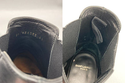 YVES SAINT LAURENT イヴサンローラン サイドゴア ブーツ 634195 サイズ40 メンズ 中古 D4