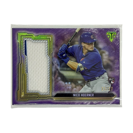TOPPS MLBカード TRIPLE THREADS NICO HOERNER CHICAGO CUBS 26/27 #SJR-NH 中古 IT1