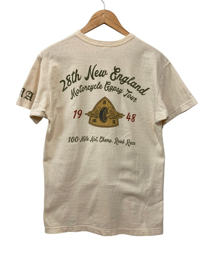 TOYS McCOY トイズマッコイ AMA 28TH NEW ENGLAND MOTORCYCLE GYPSY TOUR Tシャツ サイズM メンズ 中古 D4