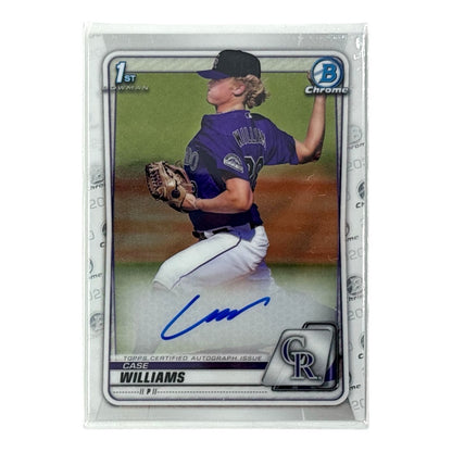 TOPPS MLBカード BOWMAN CHROME 1ST CASE WILLIAMS COLORADO ROCKIES #CDA-CWI 中古 IT1