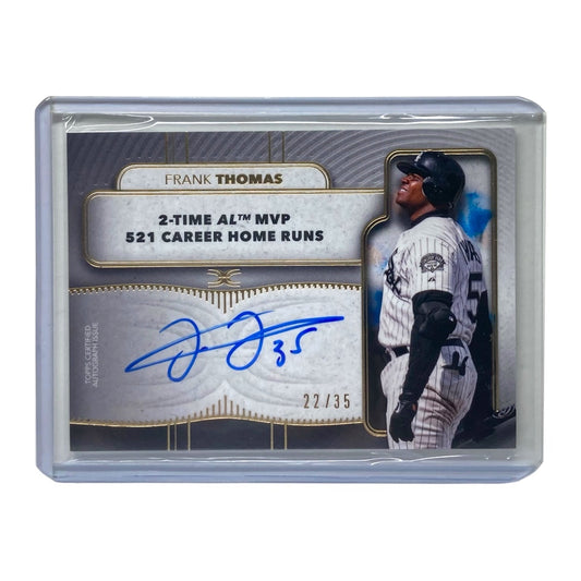 TOPPS MLBカード DEFINITIVE COLLECTION FRANK THOMAS WHITE SOX 22/35 #LAC-FT 中古 IT2