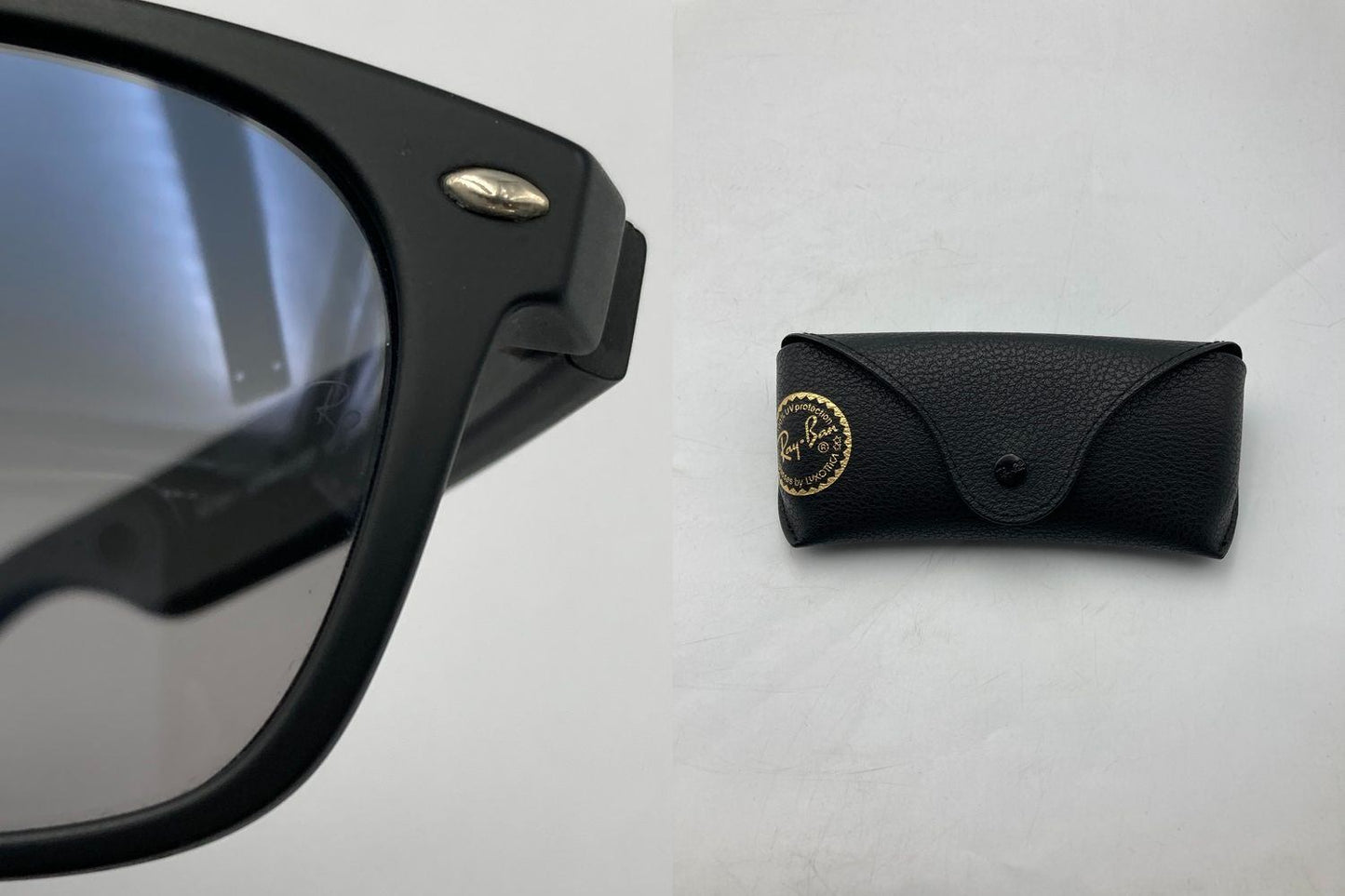 Ray-Ban NEW WAYFARER レイバン ニューウェイファーラー 偏光レンズ サングラス RB2132-F 601-S/78 55 中古 D4