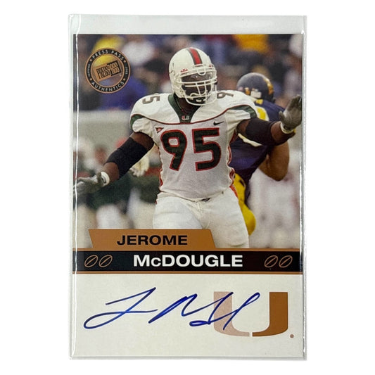 PRESS PASS NFLカード JEROME McDOUGLE 中古 IT1