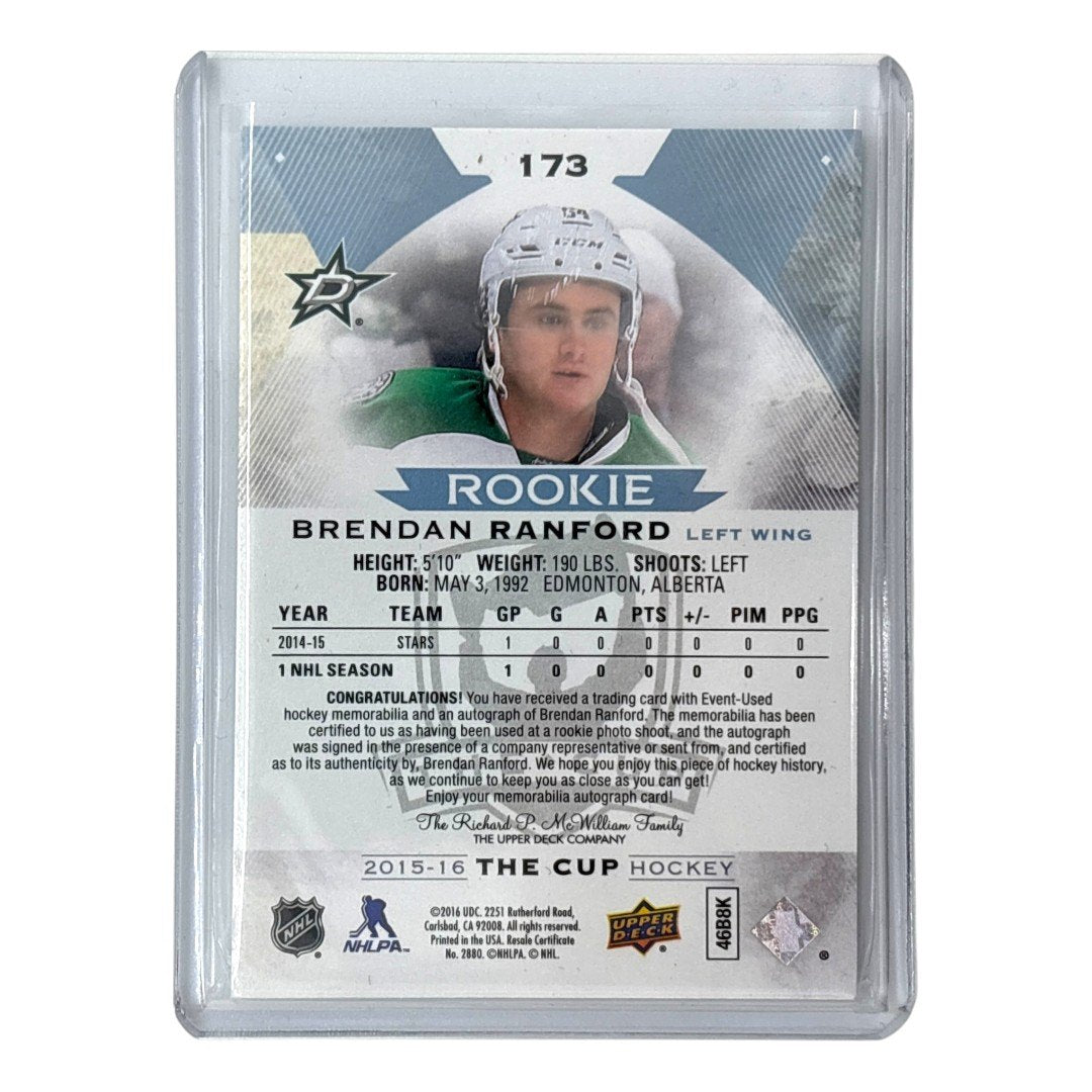UPPER DECK NHLカード THE CUP BRENDAN RANFORD DALLAS STARS /249 #173 中古 IT1